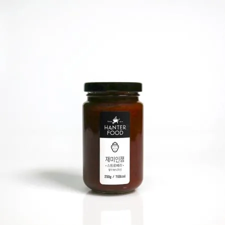 무설탕 수제 딸기 쨈 스트로베리 잼 250g 가정용 업소용 식자재 모닝 식빵