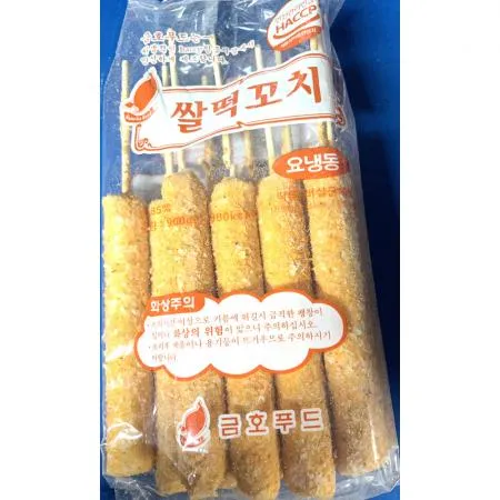 떡꼬치(그릴 금호 900g) X2 업소용 냉동 쌀떡꼬치 이미지