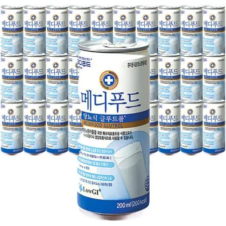 메디푸드 고단백 노인 영양식 환자식 경관식 뉴케어 단백질 보충제 200ml X 30캔 환자 식사대용 음료