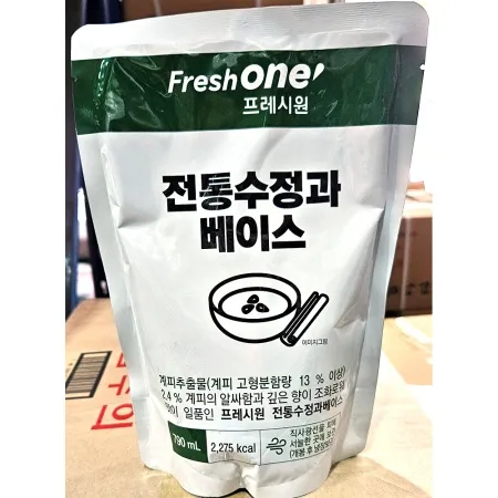 프레시원 수정과 베이스(790ml 5배희석) X10 업소용 카페 원액