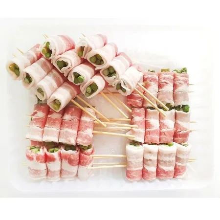 삼겹마늘쫑꼬치(50gx10) 업소용 냉동 꼬치구이 이미지