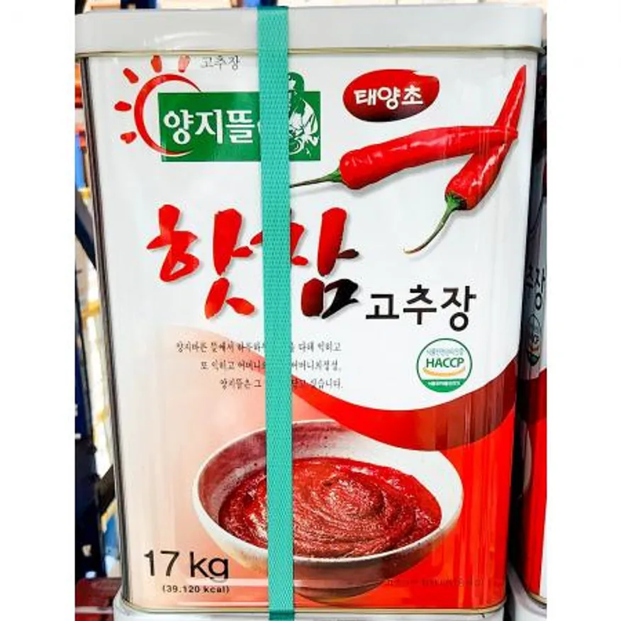 태양초 고추장 양지뜰 핫참 업소용 17Kg 이미지