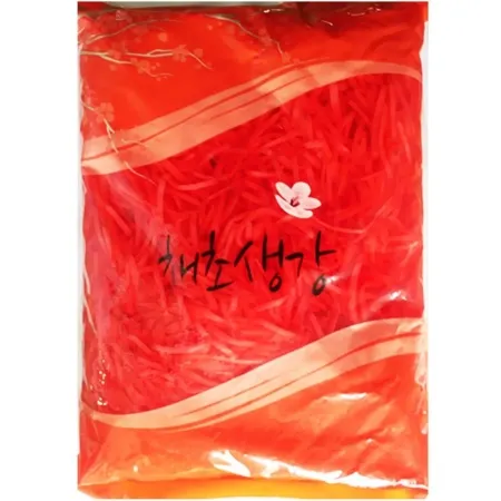 채초생강(운화 1.3kg)X10 업소용 일식 절임 초생강 채 이미지