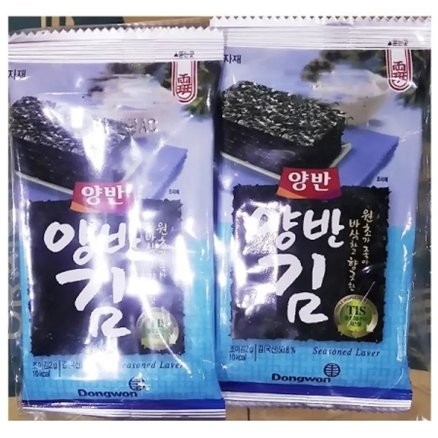 도시락김 동원(8절6매 10봉입 20gx 24개) 양반김 식탁김 이미지