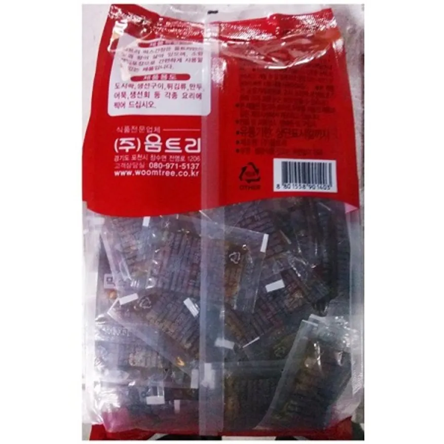 일회용 간장(움트리 200T) 업소용 회간장 배달용 양념 조미 초밥간장 이미지