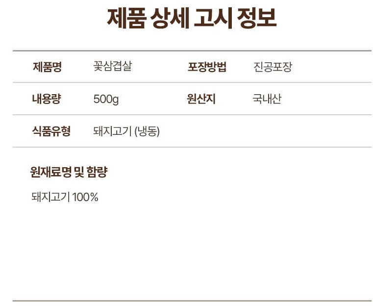 상품정보제공고시