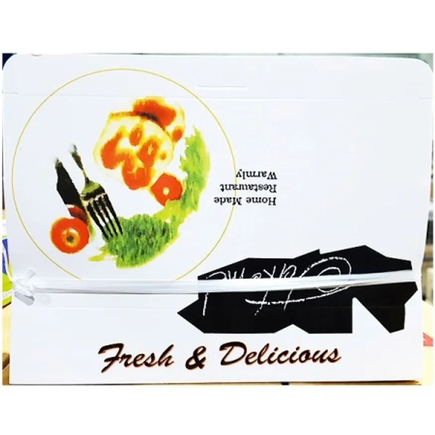 종이도시락(2인용 50입) 업소용 스시 음식 포장용 종이박스 이미지