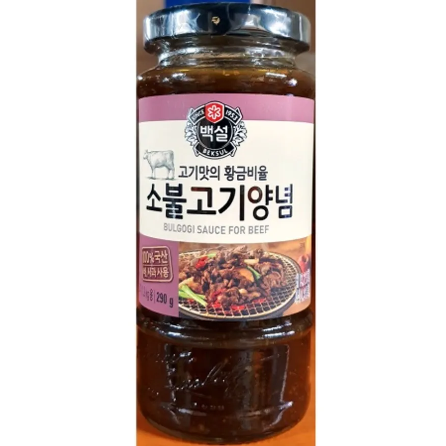 소불고기양념(백설 290g)X20 업소용 액상 불고기 소스 양념 이미지