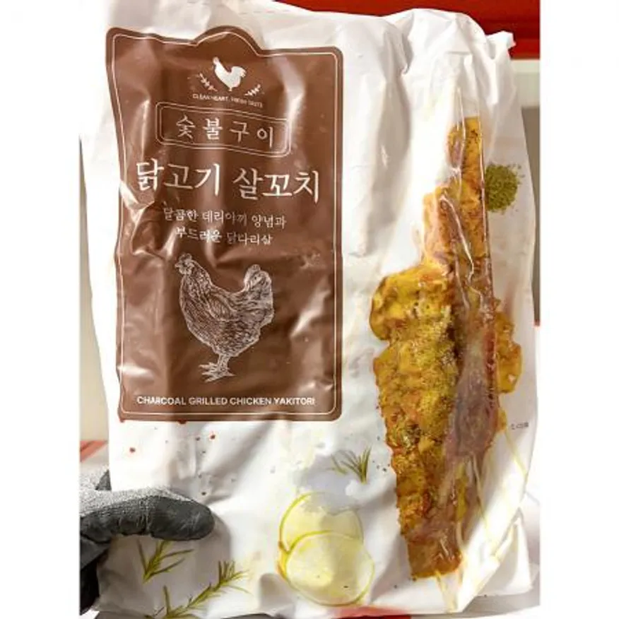 양념닭꼬치(청학동 데리야끼 1.6kg) X5 업소용 닭다리살 꼬치 구이 이미지