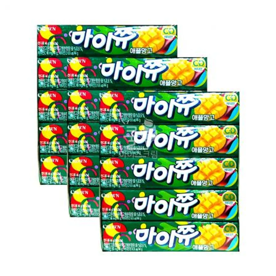 마이쮸 애플망고 44g 15개입 1곽 3개 / 츄잉 껌 캔디 아이 간식 어린이집 유치원 행사 이미지