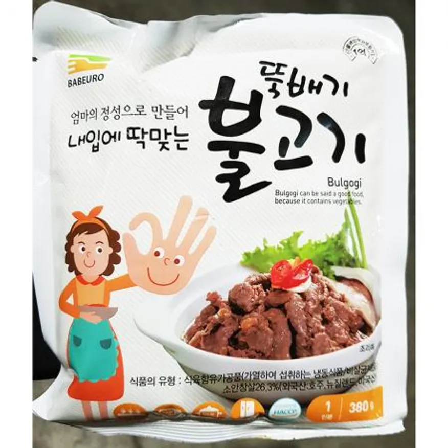 뚝배기불고기 업소용 냉동 뚝불고기 380g X 30 이미지