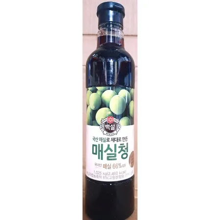 백설 매실청 국산 매실로 만든 매실원액 농축액 1.025kg