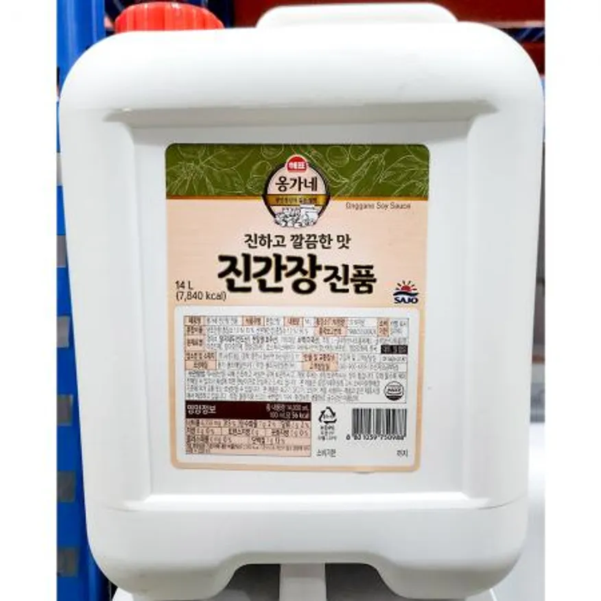진간장 사조 업소용 간장 14L 이미지