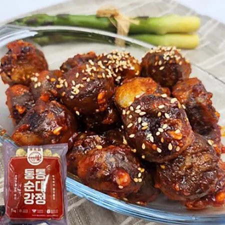 통통 순대강정 1Kg 업소용 순대 꼬치 튀김 분식 이미지