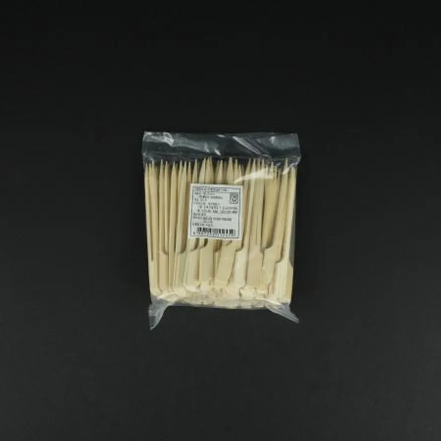 대관령 손잡이 꼬지대 10cm 업소용 대나무꼬지 나무꼬치 100개입 이미지