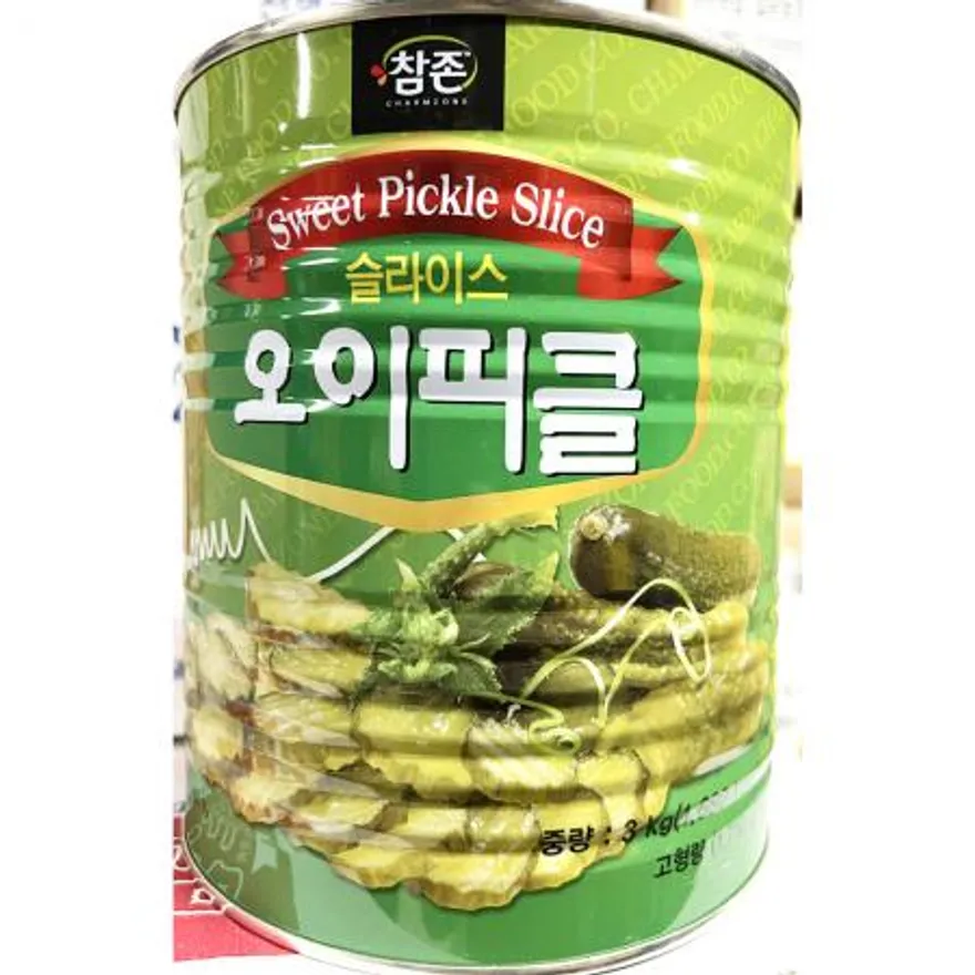 오이피클 참존 슬라이스 통조림 업소용 3Kg X 6 이미지