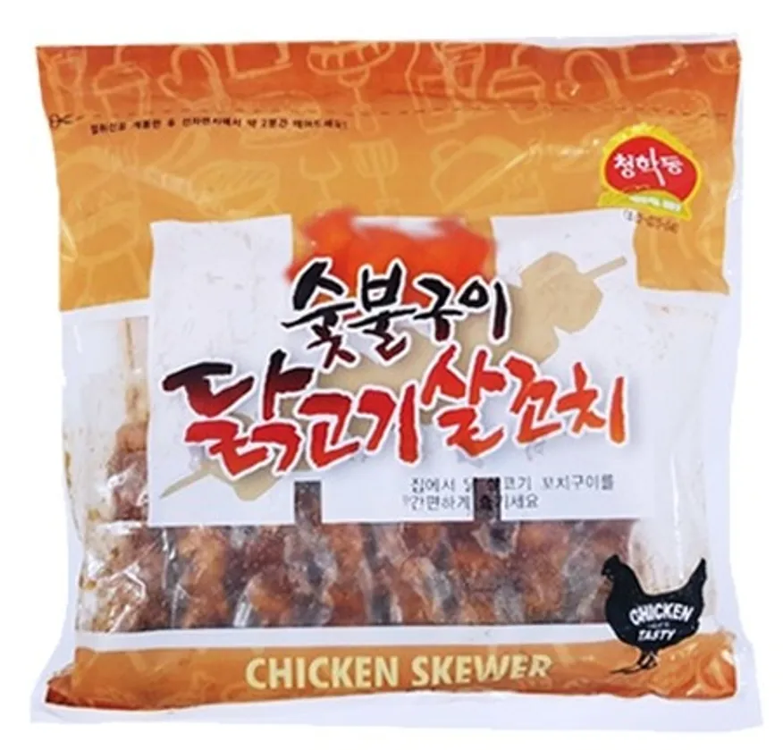 직화 숯불 데리야끼 닭꼬치 800g(20gX40개) 닭다리살 꼬치구이 이미지