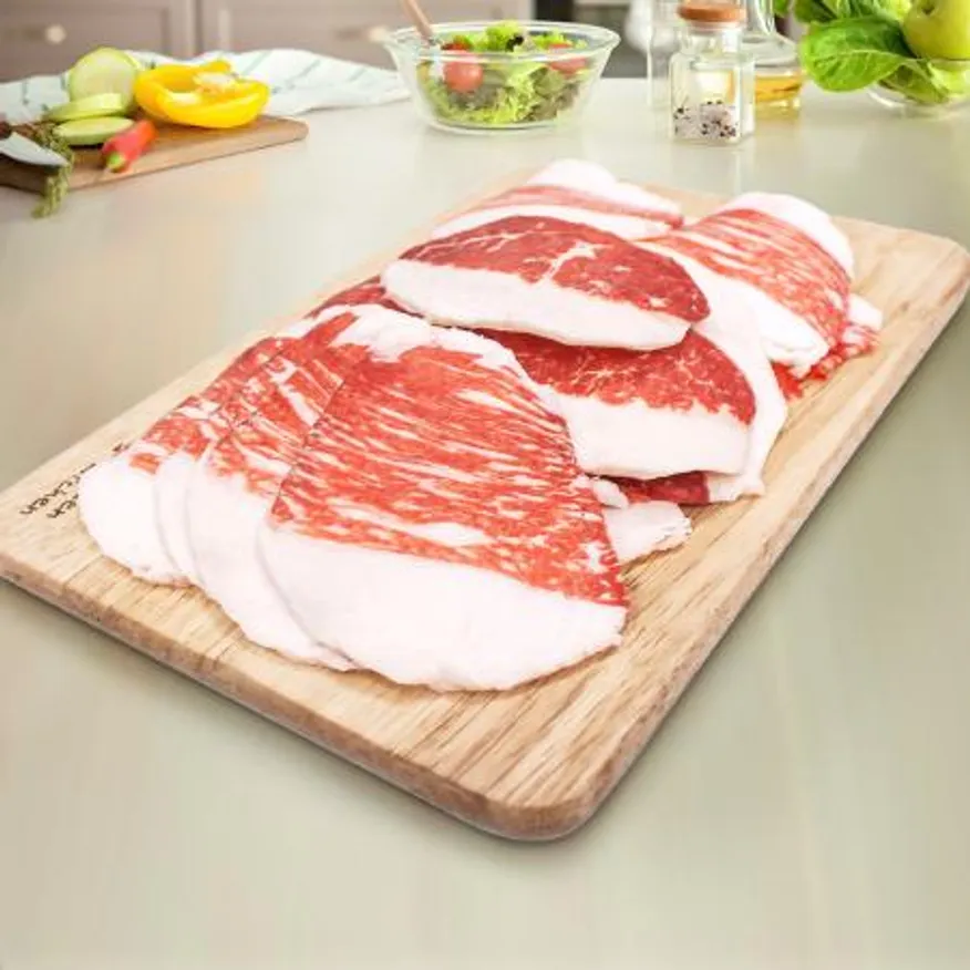 소고기 1등급 한우 생차돌박이 슬라이스 냉동 원쁠 차돌백이 구이 300g 업소용 식자재 이미지