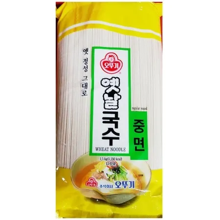 중면국수(오뚜기 1.5kg) 업소용 비빔국수면 옛날국수 이미지