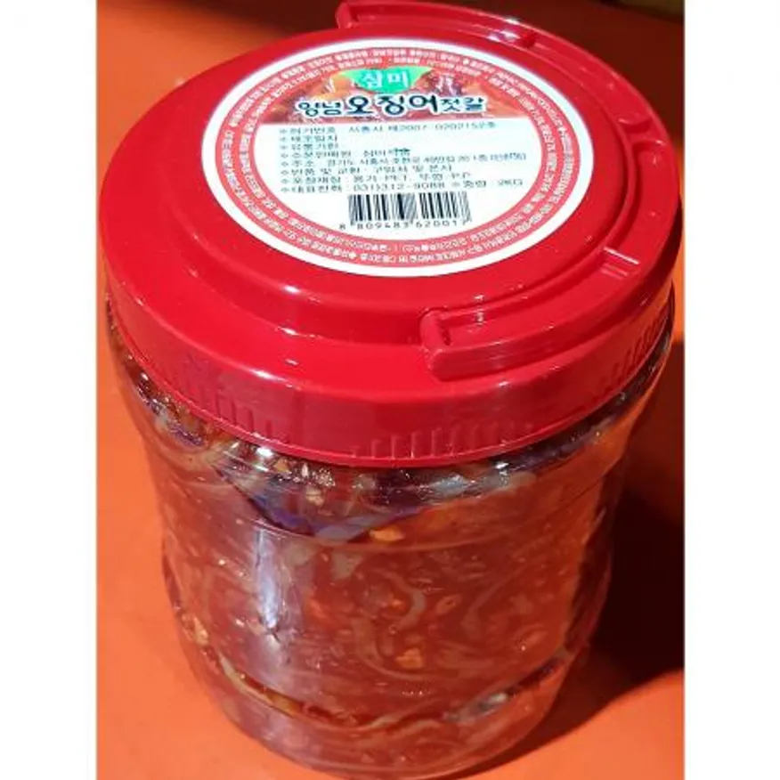 오징어젓(삼미식품 냉장 2kg) 업소용 양념 오징어젓갈 이미지