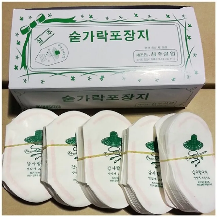 숟가락집(삼주 소 6x9cm 720매) 업소용 위생 숟가락 포장지 수저 이미지