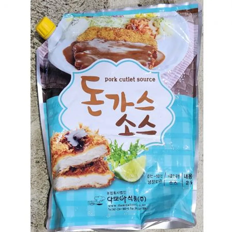돈까스소스(다모아 냉장 2kg) X6 업소용 돈가스 소스 이미지