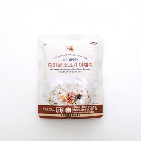소고기 야채죽 250g 즉석 간편조리 식품 파우치