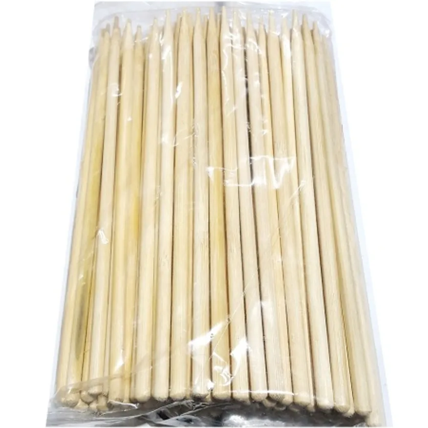 대나무 꼬지(17Cm 100입) 업소용 일회용 핫바 꼬챙이 핫도그 막대 꼬치 이미지
