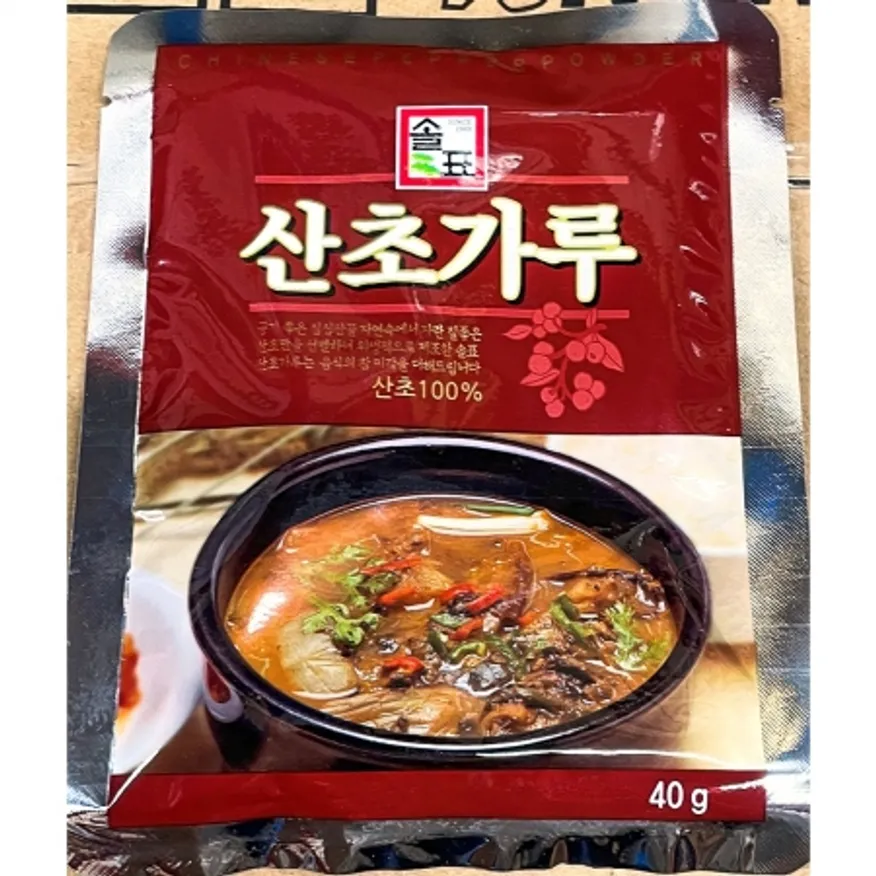 산초가루(솔표 40g) 업소용 추어탕 매운탕 향신료 초피 분말 이미지