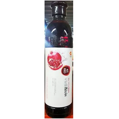 홍초 석류 대상 업소용 과일식초 음료 베이스 0.9L X 12