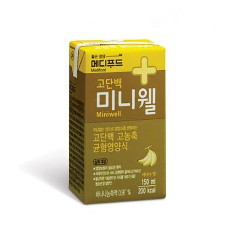 메디푸드 미니웰 바나나맛 환자영양식 150ml X 24