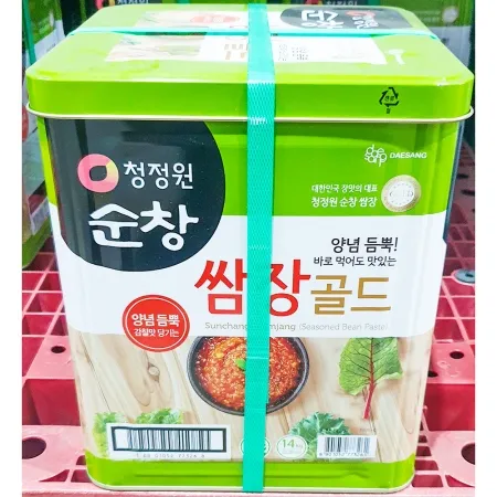 대상 쌈장 순창 14kg 업소용 청정원 말통쌈장 양념쌈장