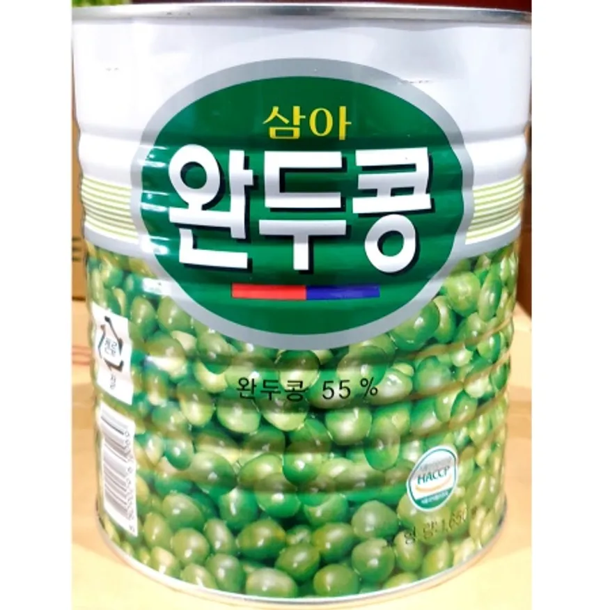 완두콩(삼아 3kg) 업소용 완두콩통조림 이미지