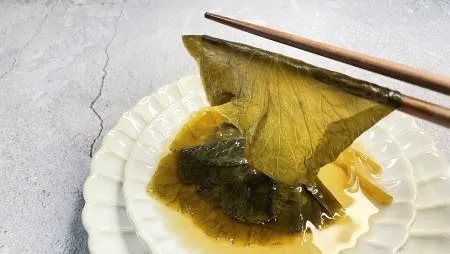 *무료배송* *고추냉이잎절임(와사비잎) *알싸한 풍미가 은은하게 번지는 고추냉이잎절임 10kg 대용량 이미지