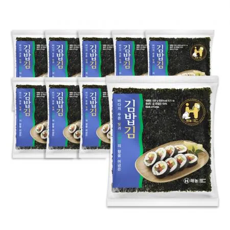 해농 김밥김 일반 230g(100매) 10봉