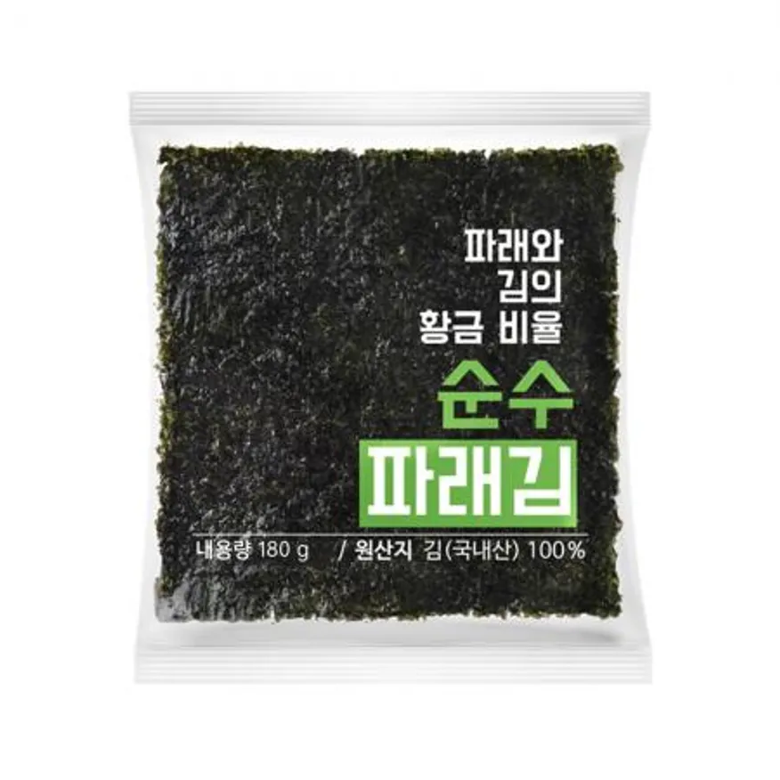 해농 순수 파래김 180g(100매) 이미지