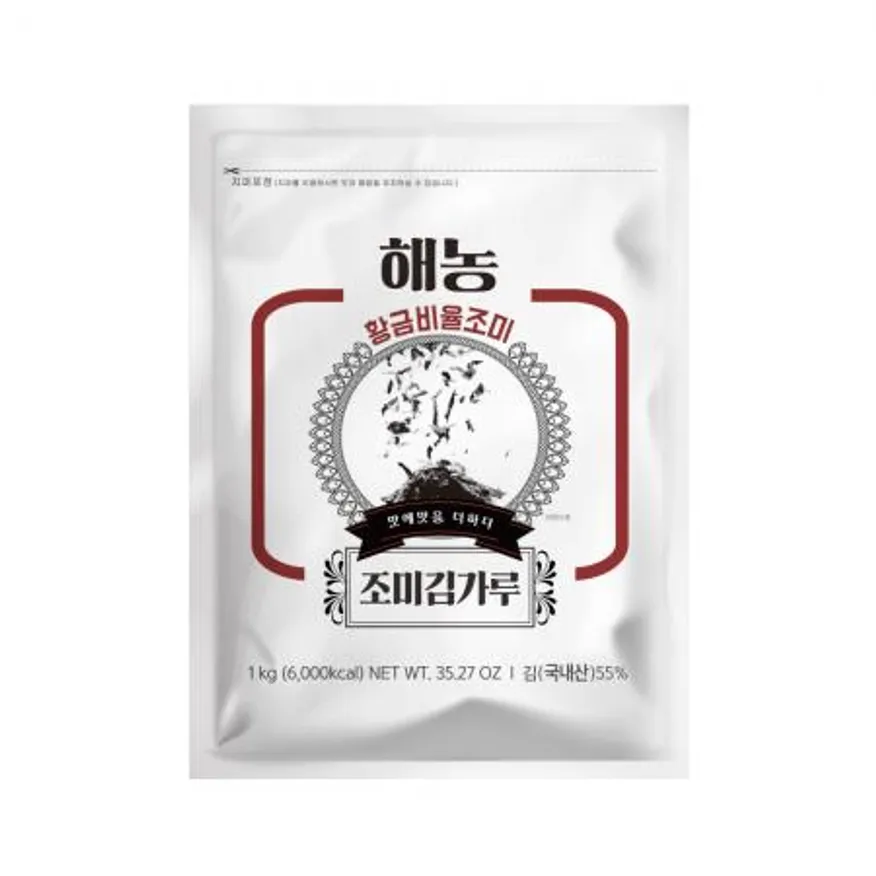 해농 황금비율 조미 김가루 1kg 6봉 업소용 대용량 조미김가루 이미지