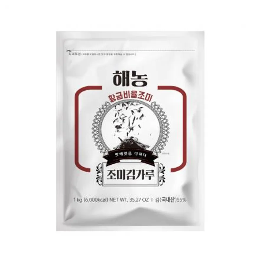 해농 황금비율 조미 김가루 1kg 6봉 이미지