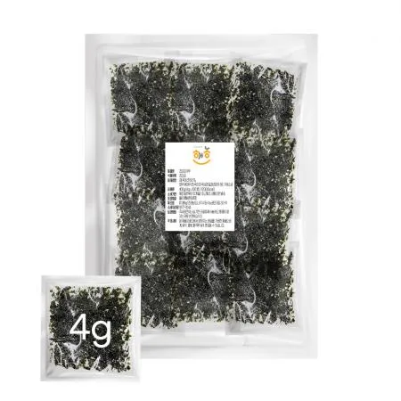 해농 깔끔 소포장 조미 김가루 4g 100봉 조미김가루