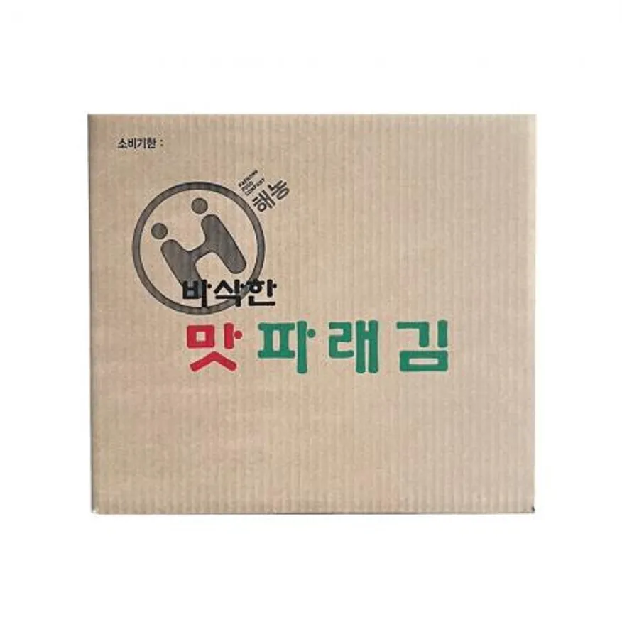 해농 맛 파래김 180g(100매) 12봉 이미지