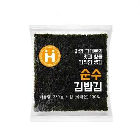 해농 순수 김밥김 230g(100매)