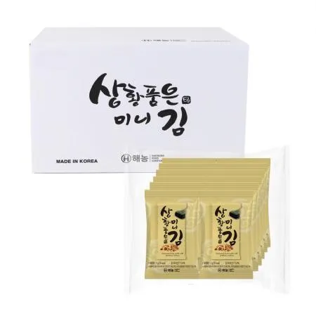 해농 상황품은 미니김 2g 240봉 이미지