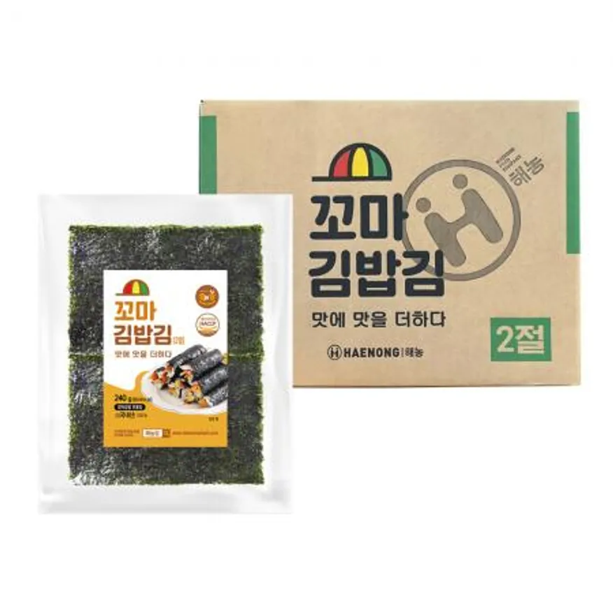 해농 꼬마 김밥김 240g(2절) 20봉 이미지