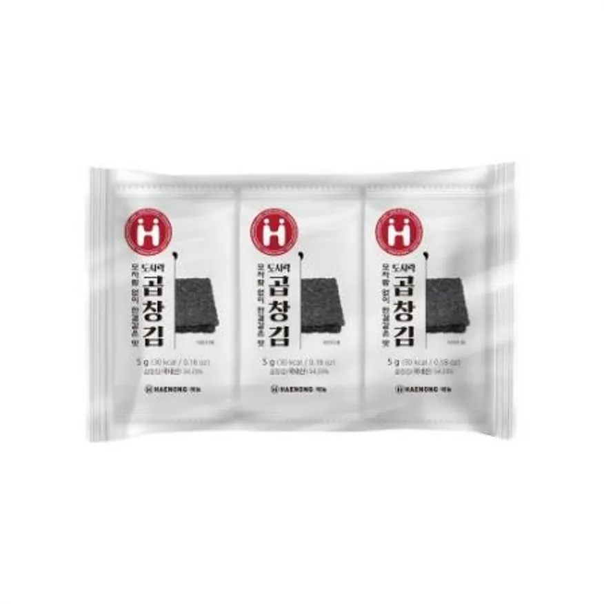 해농 곱창 도시락김 5g 24봉 선물세트 명절 단체 선물 이미지