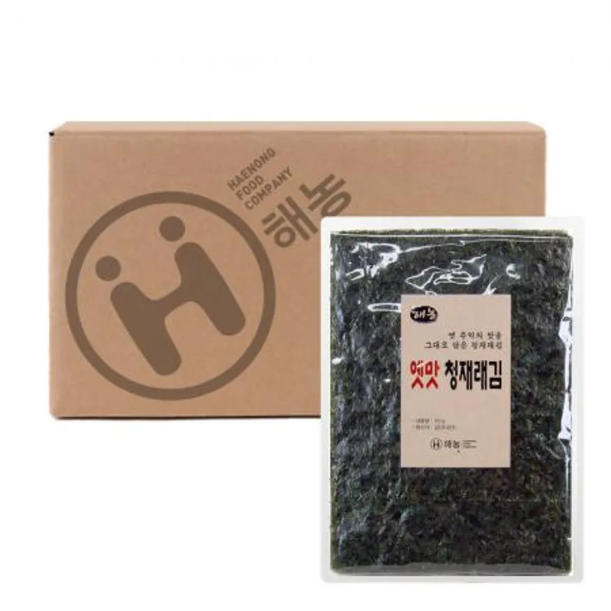 해농 옛맛 청재래김 110g(50매) 10봉 이미지