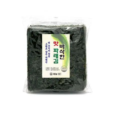 해농 맛 파래김 80g(50매) 15봉 이미지