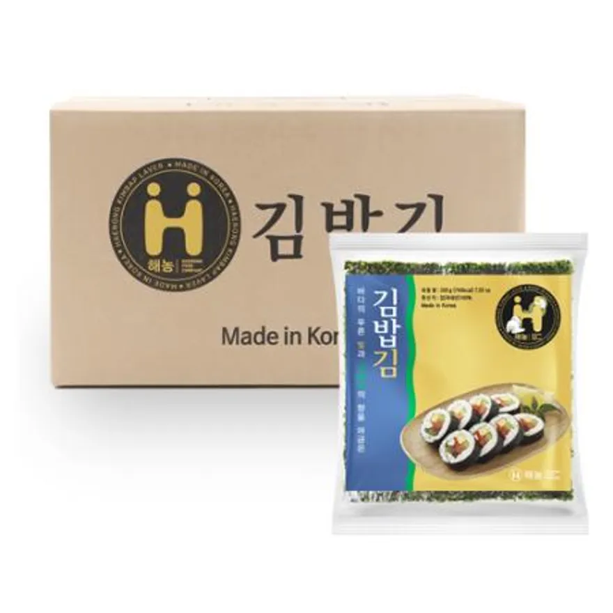 해농 김밥김 골드 230g(100매) 20봉 이미지