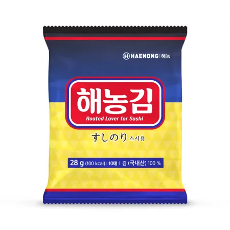 [무료배송] 해농 해농김 28g(10매) 10봉 이미지