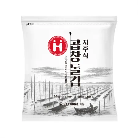 해농 지주식 곱창돌김 22g(10매) 20봉 이미지