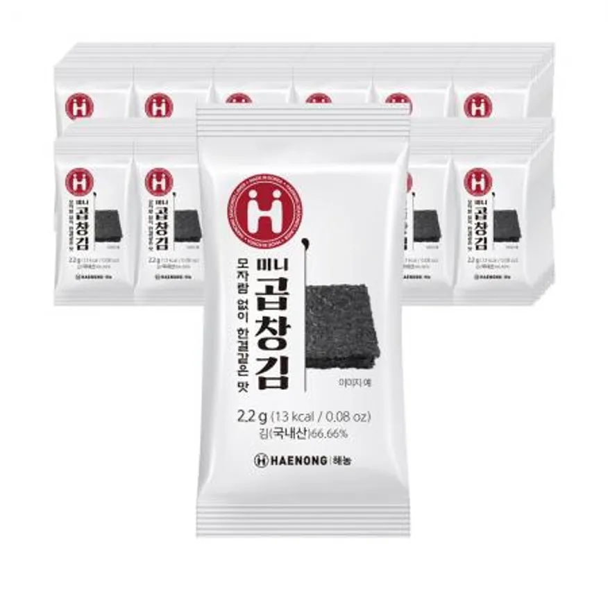 해농 미니 곱창김 2.2g 120봉 이미지